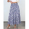image:imageANRABESS Women Boho Floral Maxi Skirts High Waisted Tiered Skirt Flowy Beach Skirts with Pockets for Vacation amp Summer WearLily Floral