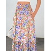 image:imageANRABESS Women Boho Floral Maxi Skirts High Waisted Tiered Skirt Flowy Beach Skirts with Pockets for Vacation amp Summer WearMulticolored Floral