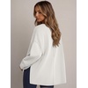 image:imageANRABESS Womens Oversized Sweatshirt Side Slit Pullover  Boat Neck Long Sleeve Soft Cozy lightweight Fabric Lounge Travel Daily Wear Trendy Y2K Style Fall Winter Spring OutfitsWhite