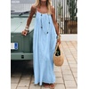 image:imageANRABESS Womens Spaghetti Strap Backless Cami Maxi Dresses  Loose Flowy Long SundressLightweight CozyLounge House Beach Vacation OutfitsCasualSummer Spring ClothesBright Blue
