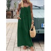 image:imageANRABESS Womens Spaghetti Strap Backless Cami Maxi Dresses  Loose Flowy Long SundressLightweight CozyLounge House Beach Vacation OutfitsCasualSummer Spring ClothesForest Green