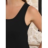 image:imageANRABESS Summer Dresses for Women 2026 Sleeveless Square Neck Maxi Beach Sundress Loose Fit Casual Vacation Tank DressBlack
