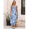 image:imageANRABESS Summer Dresses for Women 2026 Sleeveless Square Neck Maxi Beach Sundress Loose Fit Casual Vacation Tank DressBlue Cashew Floral
