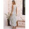 image:imageANRABESS Summer Dresses for Women 2026 Sleeveless Square Neck Maxi Beach Sundress Loose Fit Casual Vacation Tank DressDandelion