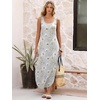 image:imageANRABESS Summer Dresses for Women 2026 Sleeveless Square Neck Maxi Beach Sundress Loose Fit Casual Vacation Tank DressDandelion