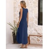 image:imageANRABESS Summer Dresses for Women 2026 Sleeveless Square Neck Maxi Beach Sundress Loose Fit Casual Vacation Tank DressNavy Blue