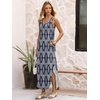 image:imageANRABESS Summer Dresses for Women 2026 Sleeveless Square Neck Maxi Beach Sundress Loose Fit Casual Vacation Tank DressNavy White Leaf Floral