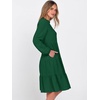 image:imageANRABESS Womens Long Sleeve Midi Dresses  V Neck Swing Tiered Dress Beach Vacation Work Business Casual 2026 Fall Summer Flowy OutfitForest Green