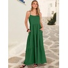 image:imageANRABESS Womens Maxi Dress 2026 Summer Casual Sleeveless Spaghetti Strap Boho Sundress Flowy Tiered Beach Vacation Long DressForest Green