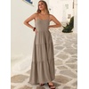 image:imageANRABESS Womens Maxi Dress 2026 Summer Casual Sleeveless Spaghetti Strap Boho Sundress Flowy Tiered Beach Vacation Long DressLight Camel