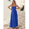 image:imageANRABESS Womens Maxi Dress 2026 Summer Casual Sleeveless Spaghetti Strap Boho Sundress Flowy Tiered Beach Vacation Long DressRoyal Blue