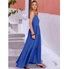 image:imageANRABESS Womens Maxi Dress 2026 Summer Casual Sleeveless Spaghetti Strap Boho Sundress Flowy Tiered Beach Vacation Long DressRoyal Blue