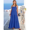 image:imageANRABESS Womens Maxi Dress 2026 Summer Casual Sleeveless Spaghetti Strap Boho Sundress Flowy Tiered Beach Vacation Long DressRoyal Blue
