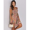 image:imageANRABESS Womens Summer Casual Sleeveless Square Neck Dress 2026 Smocked Ruffle Backless Boho Beach Cute Teen Short SundressPrint Floral Colour