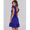 image:imageANRABESS Womens Summer Casual Sleeveless Square Neck Dress 2026 Smocked Ruffle Backless Boho Beach Cute Teen Short SundressRoyal Blue