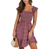 Floral Red Pink