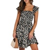 Print Floral Black