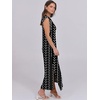 image:imageANRABESS Summer Dress for Women 2026 Maxi Sundresses Casual Cap Sleeve Crew Neck Loose Split Beach Travel Vacation ClothesBoho Black