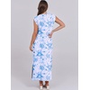 image:imageANRABESS Summer Dress for Women 2026 Maxi Sundresses Casual Cap Sleeve Crew Neck Loose Split Beach Travel Vacation ClothesFloral Blue