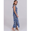 image:imageANRABESS Summer Dress for Women 2026 Maxi Sundresses Casual Cap Sleeve Crew Neck Loose Split Beach Travel Vacation ClothesFloral Light Blue