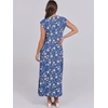 image:imageANRABESS Summer Dress for Women 2026 Maxi Sundresses Casual Cap Sleeve Crew Neck Loose Split Beach Travel Vacation ClothesFloral Light Blue