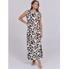 image:imageANRABESS Summer Dress for Women 2026 Maxi Sundresses Casual Cap Sleeve Crew Neck Loose Split Beach Travel Vacation ClothesFloral Navy