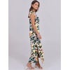 image:imageANRABESS Summer Dress for Women 2026 Maxi Sundresses Casual Cap Sleeve Crew Neck Loose Split Beach Travel Vacation ClothesFloral Orange Yellow