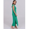 image:imageANRABESS Summer Dress for Women 2026 Maxi Sundresses Casual Cap Sleeve Crew Neck Loose Split Beach Travel Vacation ClothesGreen