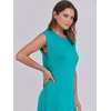 image:imageANRABESS Summer Dress for Women 2026 Maxi Sundresses Casual Cap Sleeve Crew Neck Loose Split Beach Travel Vacation ClothesLake Blue