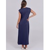 image:imageANRABESS Summer Dress for Women 2026 Maxi Sundresses Casual Cap Sleeve Crew Neck Loose Split Beach Travel Vacation ClothesNavy Blue
