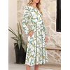 image:imageANRABESS Women Long Sleeve Casual Midi Dress  Crewneck Flowy ALine Long Dresses Soft Lightweight Church Vacation Floral Outfits Fall Fashion Transition ClothesFloral Colorful