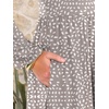 image:imageANRABESS Women Long Sleeve Casual Midi Dress  Crewneck Flowy ALine Long Dresses Soft Lightweight Church Vacation Floral Outfits Fall Fashion Transition ClothesGrey Khaki White Dot