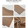 image:imageANRABESS Womens Long Sleeve Bodycon Maxi Dress  Soft Stretchy Ribbed Knit Crew Neck Side Slit Casual Date Night Cocktail Party Elegant Chic Spring Summer Fall All SeasonLight Brown