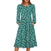 Green Blue Floral