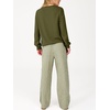 image:imageANRABESS Two Piece Lounge Sets for Women Gingham Sweatsuits  Crewneck Long Sleeve Sweatshirts Wide Leg Pants Set Travel Airport Clothing Daily Casual Wear Matching Fall Winter OutfitsGreen