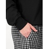 image:imageANRABESS Two Piece Lounge Sets for Women Gingham Sweatsuits  Crewneck Long Sleeve Sweatshirts Wide Leg Pants Set Travel Airport Clothing Daily Casual Wear Matching Fall Winter OutfitsBlack