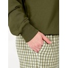 image:imageANRABESS Two Piece Lounge Sets for Women Gingham Sweatsuits  Crewneck Long Sleeve Sweatshirts Wide Leg Pants Set Travel Airport Clothing Daily Casual Wear Matching Fall Winter OutfitsGreen