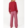 image:imageANRABESS Two Piece Lounge Sets for Women Gingham Sweatsuits  Crewneck Long Sleeve Sweatshirts Wide Leg Pants Set Travel Airport Clothing Daily Casual Wear Matching Fall Winter OutfitsRed