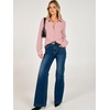 image:imageANRABESS Dressy Long Sleeve Button Down Shirts for Women  Business Casual Work Office Blouse Tops Soft Fabric Loose Fit Classic Style Fall Winter Transition ClothesBright Pink