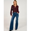 image:imageANRABESS Dressy Long Sleeve Button Down Shirts for Women  Business Casual Work Office Blouse Tops Soft Fabric Loose Fit Classic Style Fall Winter Transition ClothesWine Red