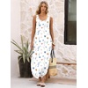 image:imageANRABESS Summer Dresses for Women 2026 Sleeveless Square Neck Maxi Beach Sundress Loose Fit Casual Vacation Tank DressWhite Blue Floral