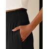 image:imageANRABESS Womens Maxi Skirts Elastic High Waist ALine Tiered Long Flowy Boho Skirts Summer Casual Beach amp Vacation WearBlack