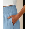 image:imageANRABESS Womens Maxi Skirts Elastic High Waist ALine Tiered Long Flowy Boho Skirts Summer Casual Beach amp Vacation WearBright Blue