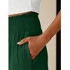 image:imageANRABESS Womens Maxi Skirts Elastic High Waist ALine Tiered Long Flowy Boho Skirts Summer Casual Beach amp Vacation WearForest Green