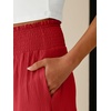 image:imageANRABESS Womens Maxi Skirts Elastic High Waist ALine Tiered Long Flowy Boho Skirts Summer Casual Beach amp Vacation WearRed
