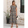 image:imageANRABESS Women Summer Casual Short Sleeve Maxi Dresses A Line Flowy T Shirt Dress 2026 Beach Vacation Sundress with PocketsBlack Floral Cluster