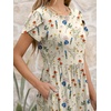 image:imageANRABESS Women Summer Casual Short Sleeve Maxi Dresses A Line Flowy T Shirt Dress 2026 Beach Vacation Sundress with PocketsDitsy Floral White