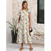 image:imageANRABESS Women Summer Casual Short Sleeve Maxi Dresses A Line Flowy T Shirt Dress 2026 Beach Vacation Sundress with PocketsDitsy Floral White