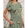 image:imageANRABESS Women Summer Casual Short Sleeve Maxi Dresses A Line Flowy T Shirt Dress 2026 Beach Vacation Sundress with PocketsFloral Green