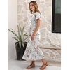 image:imageANRABESS Women Summer Casual Short Sleeve Maxi Dresses A Line Flowy T Shirt Dress 2026 Beach Vacation Sundress with PocketsPrinted White